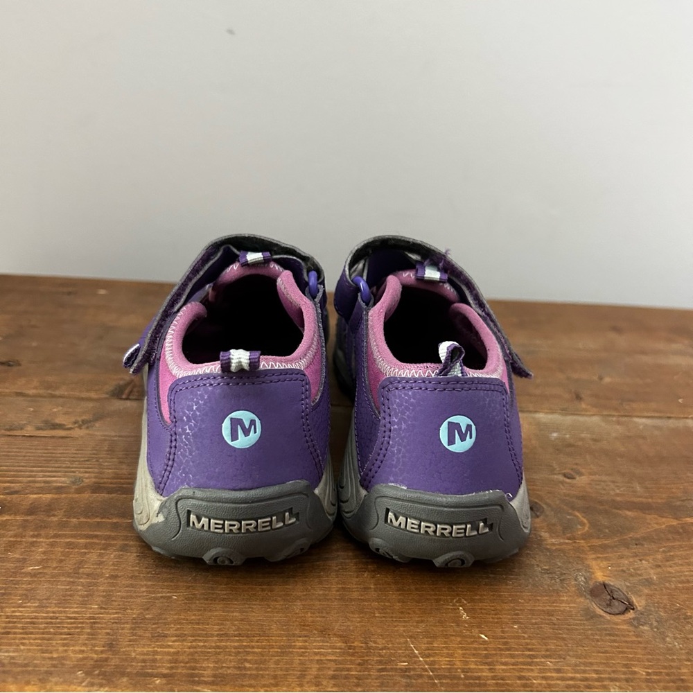 Merrell Kids Purple Pink Outdoor Sandals Size 4 - Picture 3 of 5